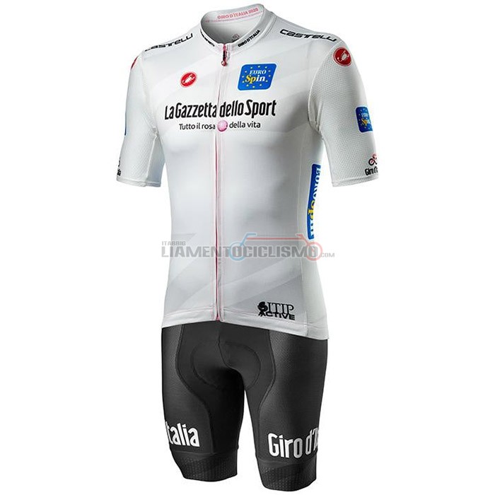 Abbigliamento Ciclismo Giro d'Italia Manica Corta 2020 Bianco